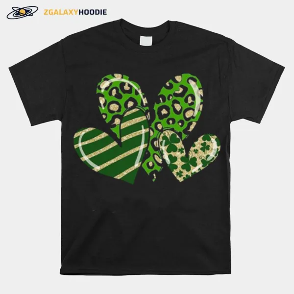 Irish Saint Patrick? Day Heart Shamrock Unisex T-Shirt