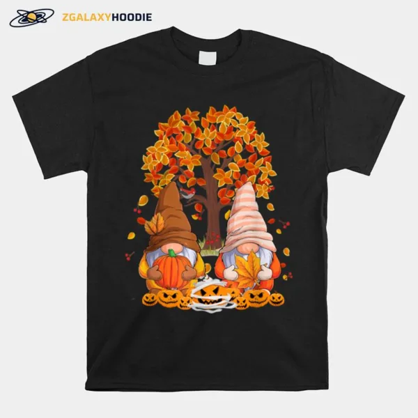 It? Fall Y?ll Cute Gnomes Pumpkin Autumn Tree Fall Leaves Unisex T-Shirt