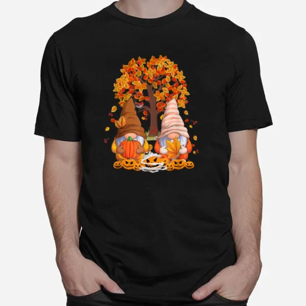 It? Fall Y?ll Cute Gnomes Pumpkin Autumn Tree Fall Leaves Unisex T-Shirt