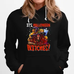 It? Halloween Witches Halloween Witch With Cat Boo Ghos Unisex T-Shirt