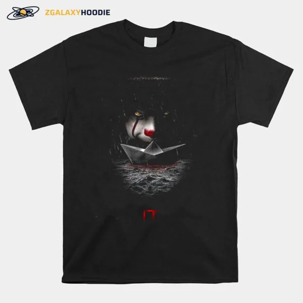 It Pennywise Stephen King Storm Drain Scary Movie Unisex T-Shirt