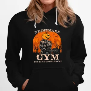 Jack Skellington Nightmare Gym Its Time To Get Jackd Unisex T-Shirt