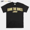 James Madison Dukes Rank The Dukes Unisex T-Shirt