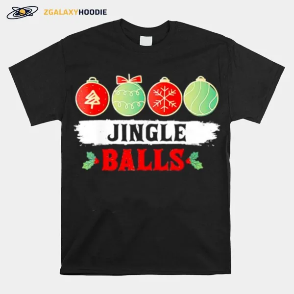 Jingle Balls Tinsel Tits Matching Couple Unisex T-Shirt