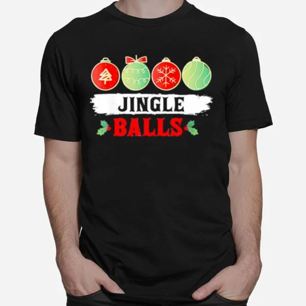 Jingle Balls Tinsel Tits Matching Couple Unisex T-Shirt