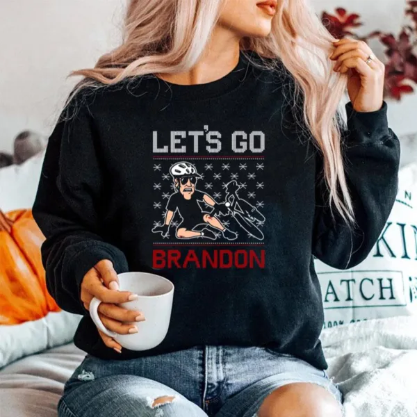 Joe Biden Let? Go Brandon Tacky Ugly Christmas Unisex T-Shirt