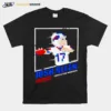 Josh Allen Buffalo Bills Circle The Wagons 8 Bit Retro Game Unisex T-Shirt