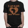 Juneteenth Graphic Colors To Wear In Month African Map Heart T B09Zttnfbk Unisex T-Shirt