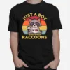 Just A Boy Who Loves Raccoons Vintage Retro Unisex T-Shirt