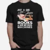 Just A Girl Who Jouves Books And Sewing Machines Unisex T-Shirt