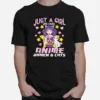 Just A Girl Who Loves Anime Ramen And Cats Unisex T-Shirt