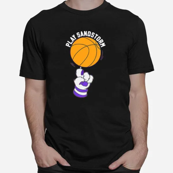 K State Play Sandstorm Wildcat Hand Basketball Unisex T-Shirt
