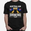 Kangaroo Australian Drinking Team Beer Drinker Australia Unisex T-Shirt