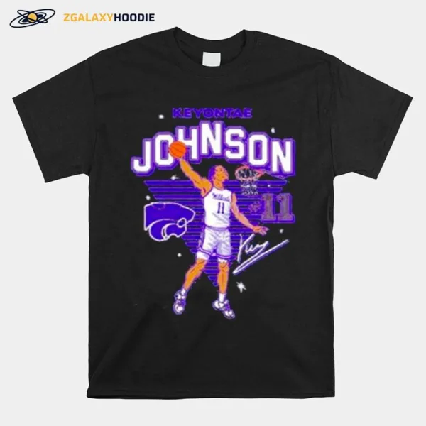 Keyontae Johnson K State Wildcats Caricature Unisex T-Shirt