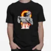 Kobe Bryant On Fire Unisex T-Shirt