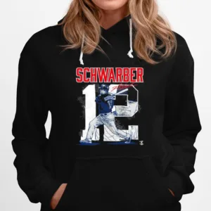 Kyle Schwarber Player Number Apparel Philadelphia Phillies Signature 12 Unisex T-Shirt