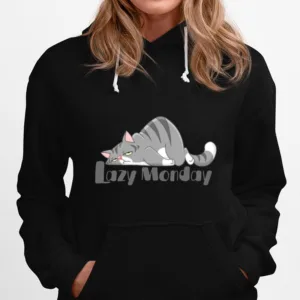 Lazy Monday Cat Tabby Cat Unisex T-Shirt