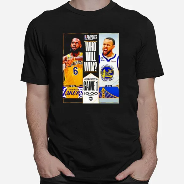 Lebron James Vs Stephen Curry Who Will Win Unisex T-Shirt