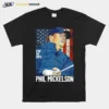 Lefty Golf Legend Phil Mickelson Unisex T-Shirt