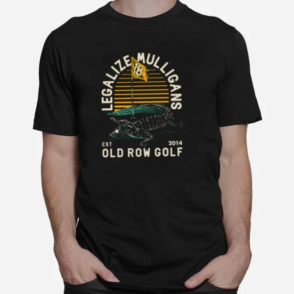 Legalize Mulligans Est 2014 Old Row Golf Unisex T-Shirt