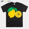 Lemon Fruit Vegan Lazy Halloween Costume Unisex T-Shirt