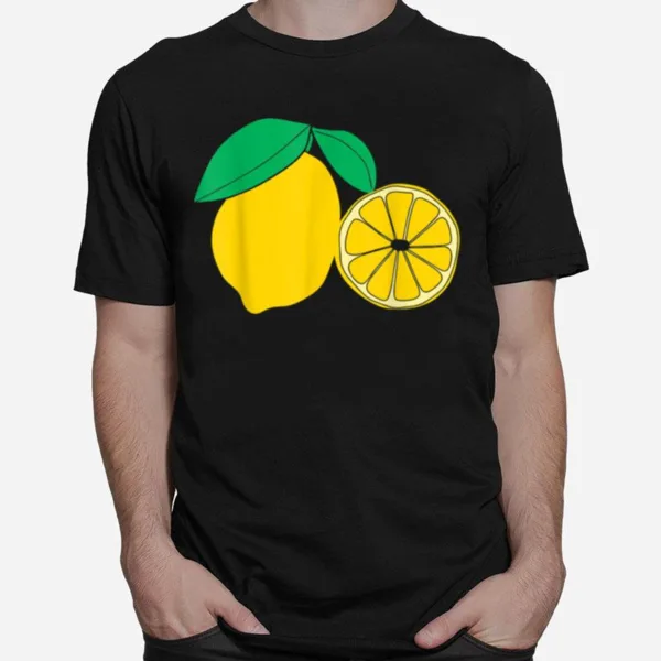 Lemon Fruit Vegan Lazy Halloween Costume Unisex T-Shirt