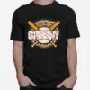 Leopard Baseball Bat Granny Unisex T-Shirt