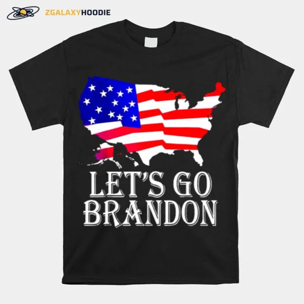 Lets Go Brandon Flag Usa Unisex T-Shirt