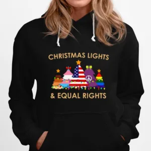 Lgbt Christmas Lights And Equal Rights Unisex T-Shirt