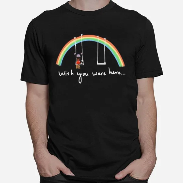 Lgbt Rainbow Mickey Mouse Wish You Were Here Unisex T-Shirt