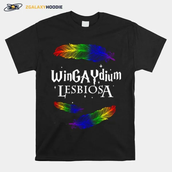 Lgbt Wingaydium Lesbiosa Unisex T-Shirt