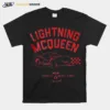 Lightning Mcqueen Disney Pixar Cars Gift For Fans Unisex T-Shirt