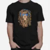 Lion With Headphones And Dreads   Awesome Graphic Unisex T-Shirt