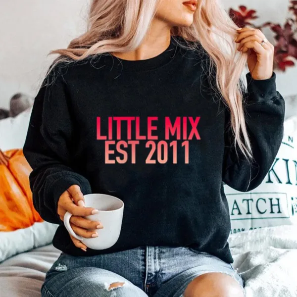 Little Mix - Ten Year Gradient Tracklist Front Back Print Unisex T-Shirt