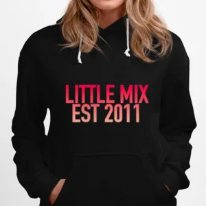 Little Mix - Ten Year Gradient Tracklist Front Back Print Unisex T-Shirt