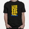 Live Fast Eat Ass Minions Unisex T-Shirt