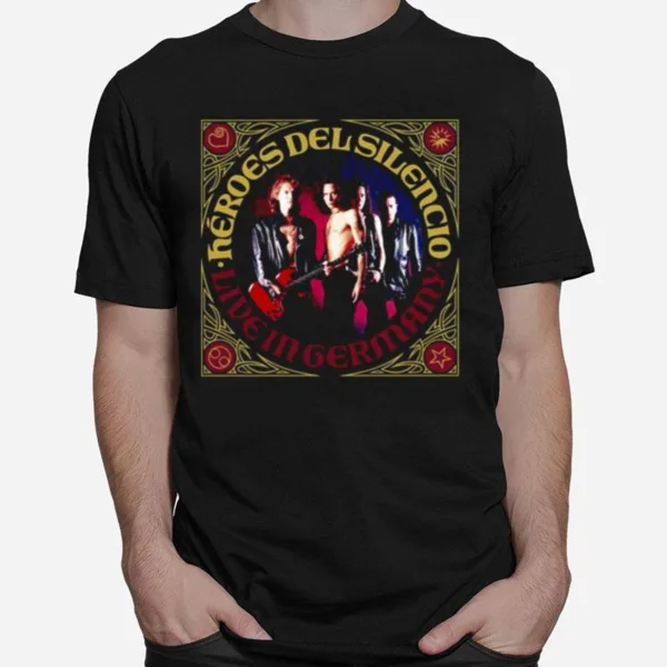 Live In Germany Design Heroes Del Silencio Unisex T-Shirt