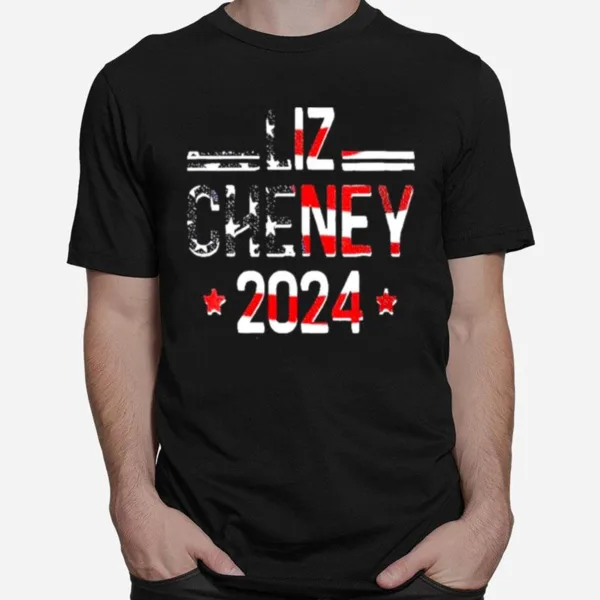 Liz Cheney For President 2024 Usa Election Liz 24 Unisex T-Shirt