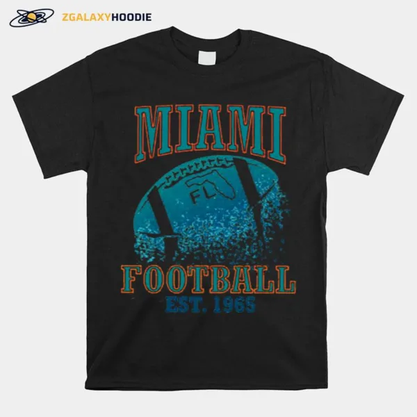 Logo Est 1966 Miami Football Unisex T-Shirt