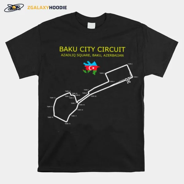 Logo The Baku City Circui Unisex T-Shirt