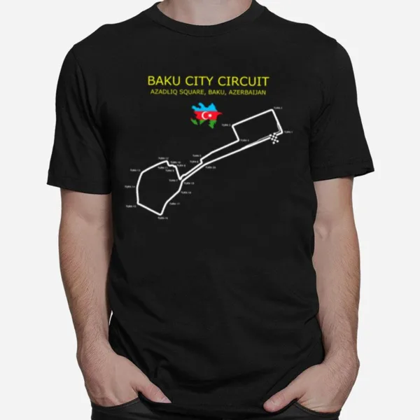 Logo The Baku City Circui Unisex T-Shirt