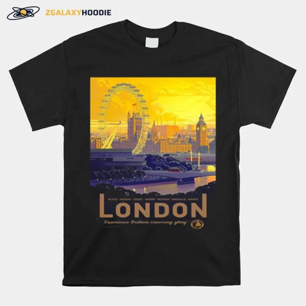 London Travel Vintage Reprint Unisex T-Shirt