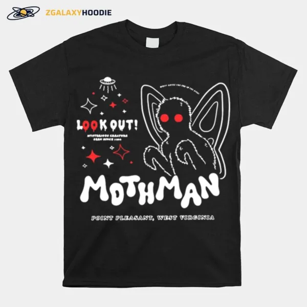 Lookout Mothman Point Pleasant West Virginia Unisex T-Shirt