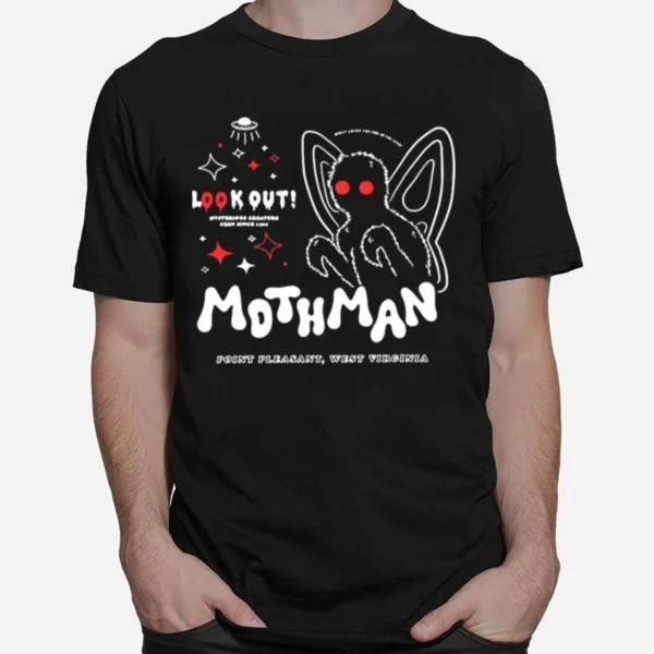 Lookout Mothman Point Pleasant West Virginia Unisex T-Shirt