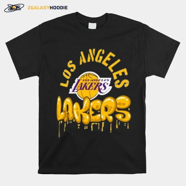 Los Angeles Lakers Stadium Street Art Dark Crystal Washed Unisex T-Shirt