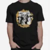 Love Firefighter Skull Unisex T-Shirt