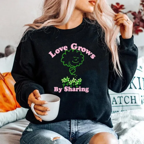 Love Grows By Sharing Unisex T-Shirt