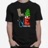 Love Stethoscope Snowflake Retired Nurse Christmas Scrub Unisex T-Shirt