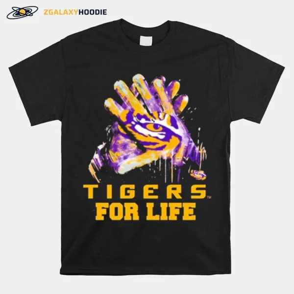 Lsu Tigers Gloves Tiger For Life Unisex T-Shirt