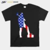 Lumberjack Usa Flag American Unisex T-Shirt